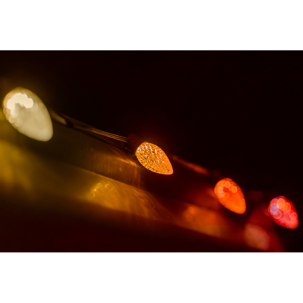 Twinkly C9 40 RGB LED Faceted Smart Bulb String Light Starter Kit 2.5m Image 4