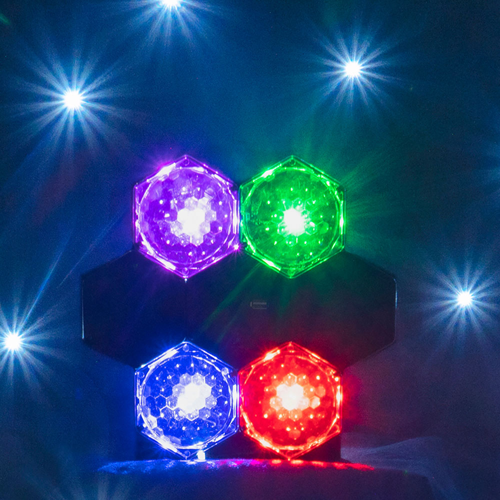 FX Lab 4 Way LED Light Effect with Bluetooth Speaker Image 4