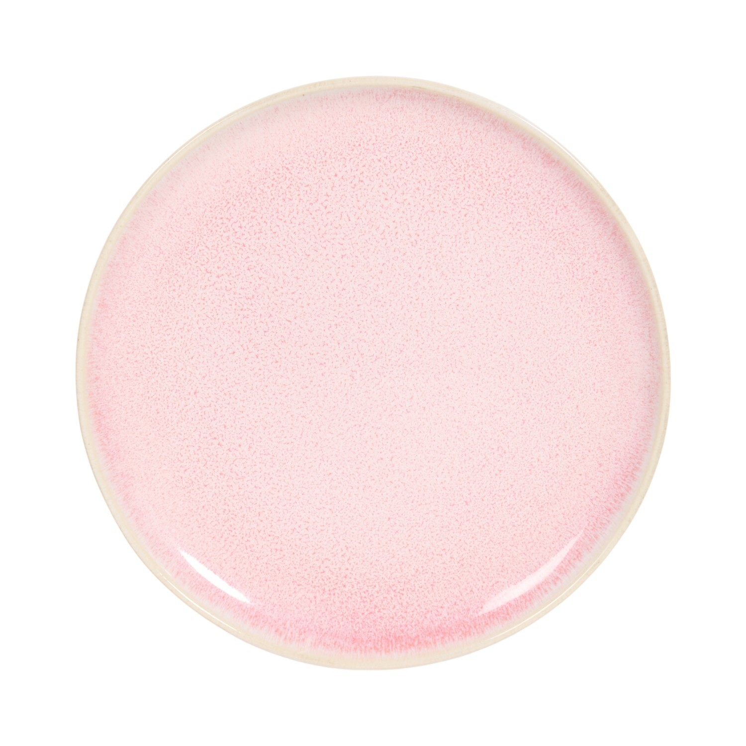 Reactive Glaze Plate Pink Side Plate Image 2