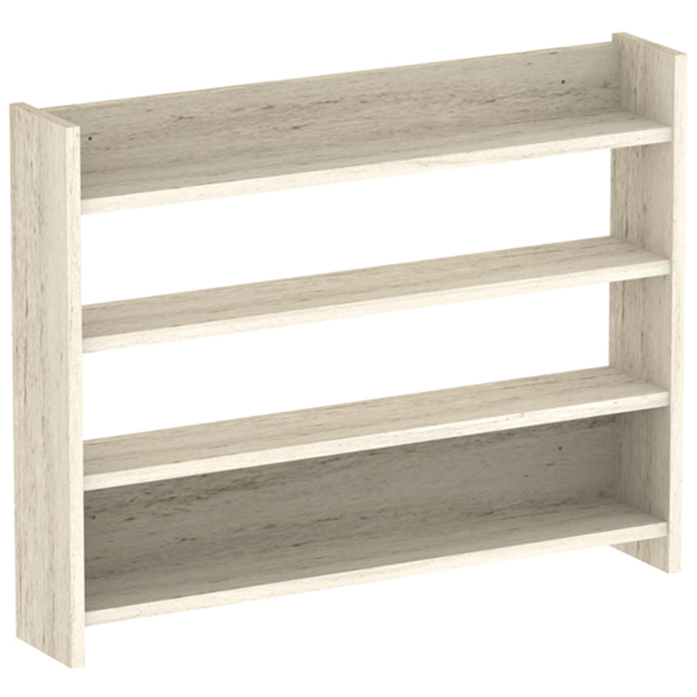 Decortie Lane Travertine 4 Shelf Compact Wall Shelf Image 2
