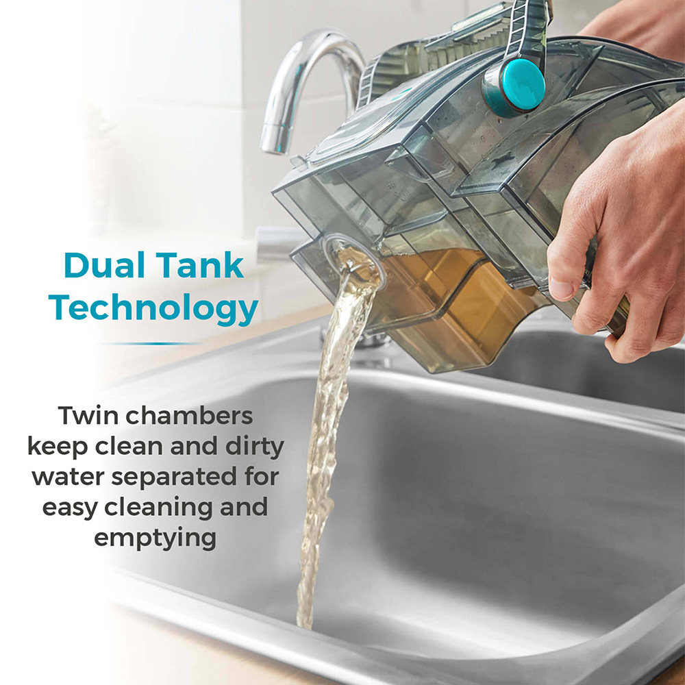 Tower TCW5 AQUAJETPLUS Blue and Grey Carpet Washer 500W Image 5
