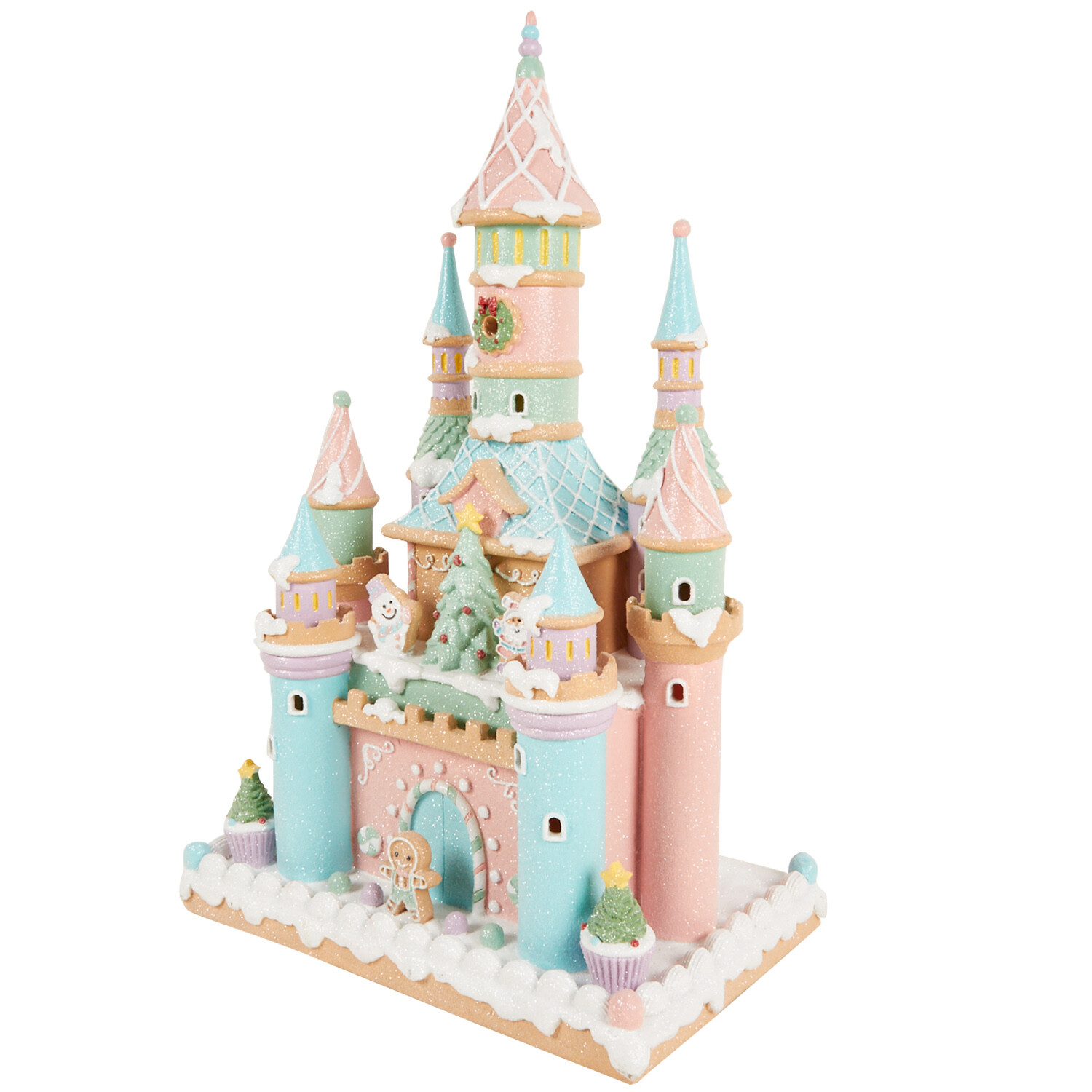 LED Gingerbread Castle - Multicolour Image 2