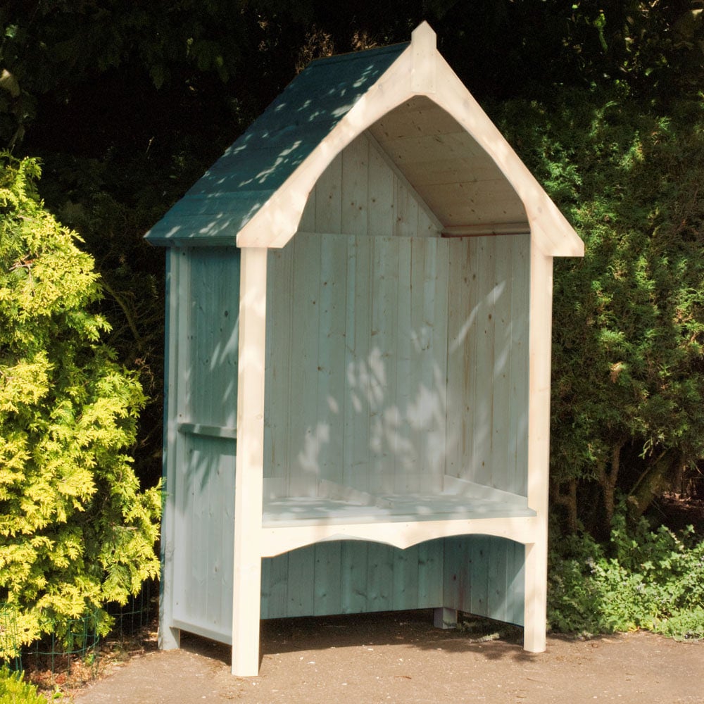 Shire Balsam 2 Seater 7 x 4 x 2.1ft Pressure Treated Arbour Image 1