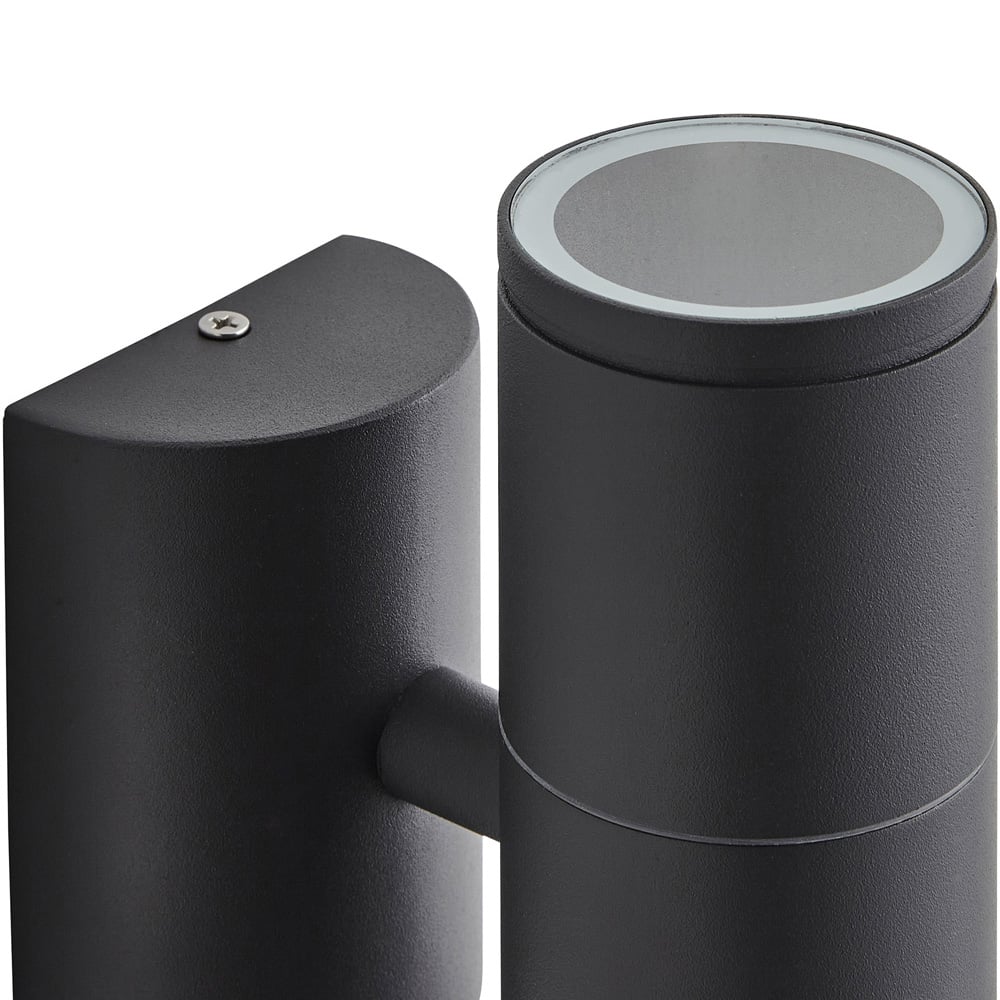 Coast Anka Anthracite 2 Light IP44 Up and Down Wall Light Image 3
