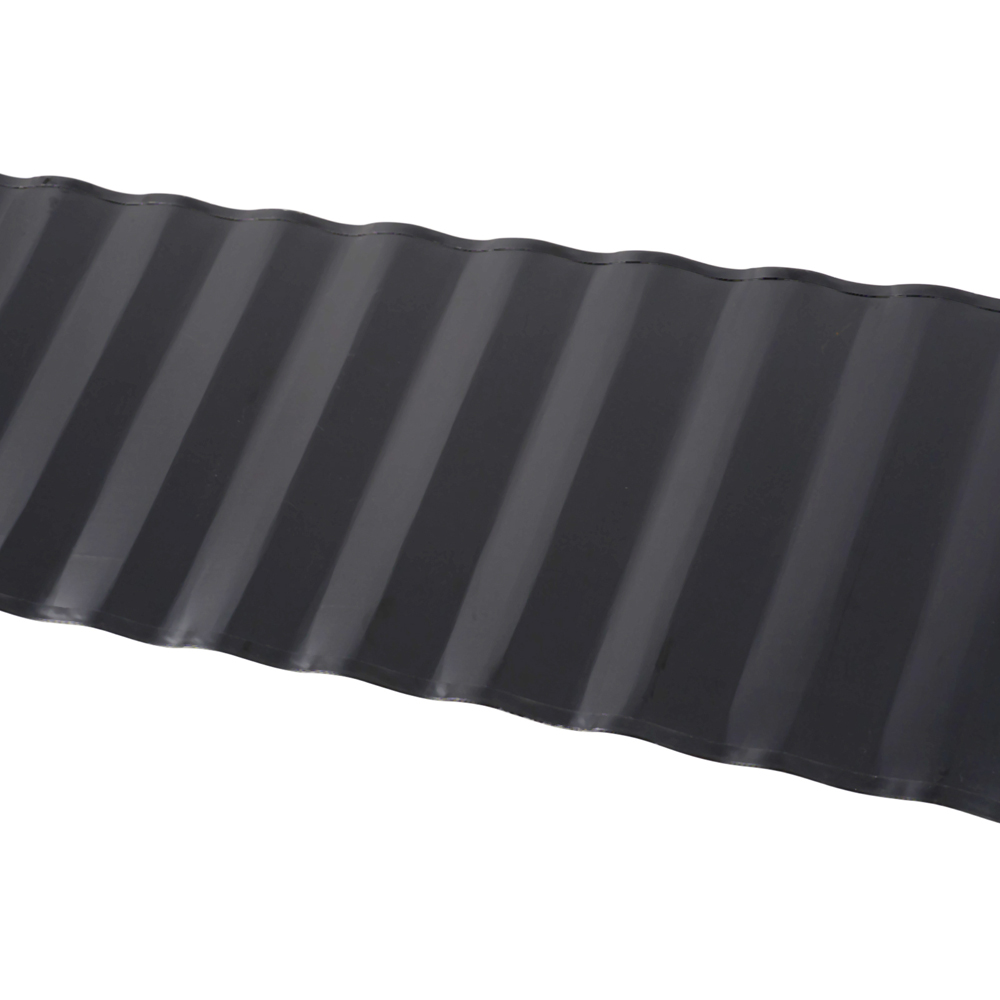 Living and Home Black Corrugated Metal Garden Edging 6m Image 6