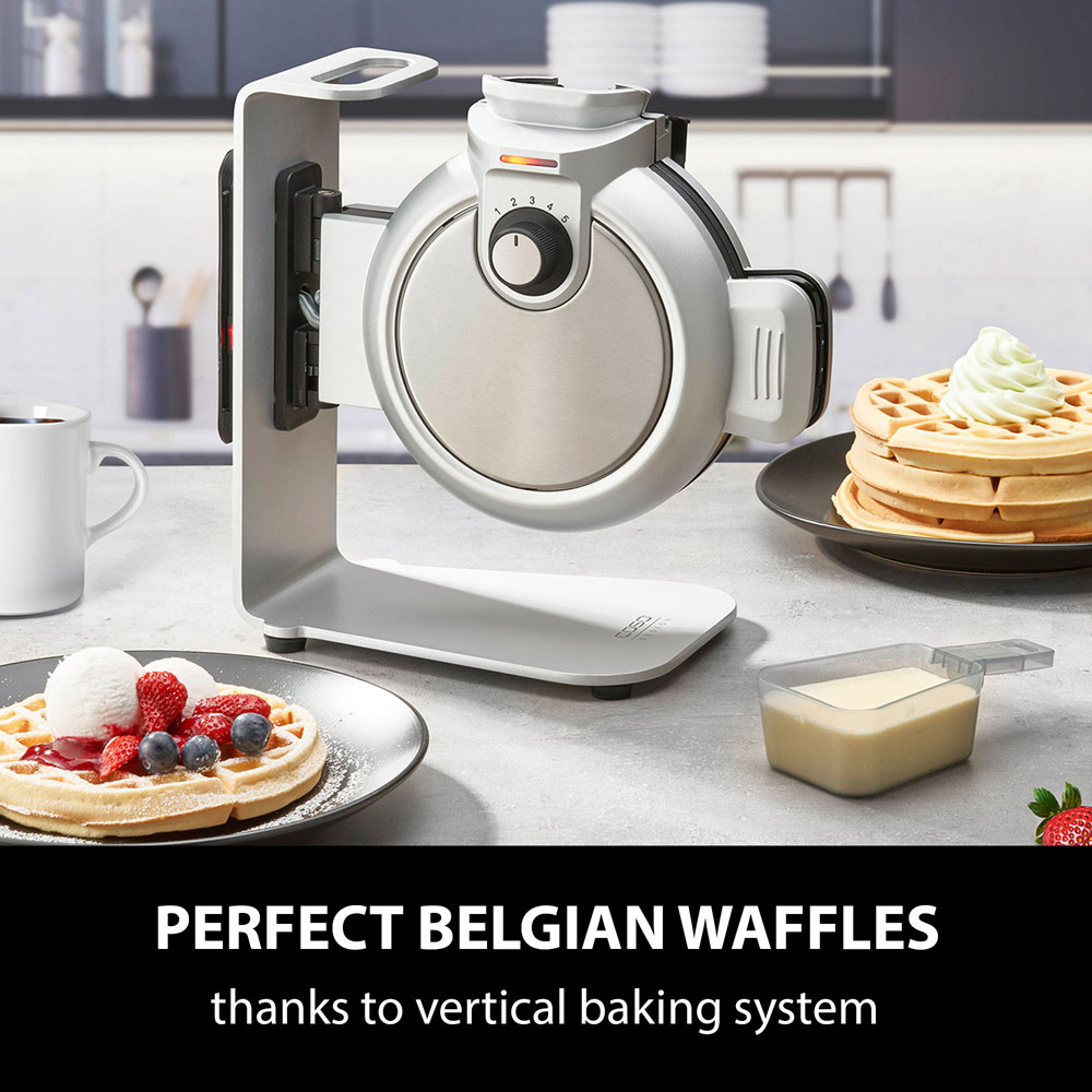 CASO Design WaffleUp 02932 Upright Belgian Waffle Maker 800W Image 3