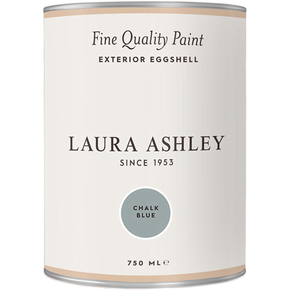 Laura Ashley Exterior Chalk Blue Eggshell Paint 750ml Image 2