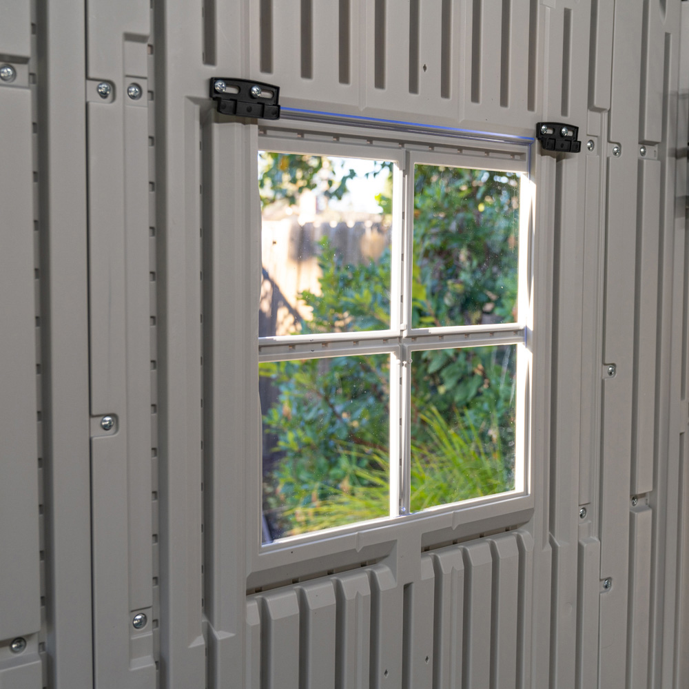Lifetime Products 8 x 20ft Double Door Garden Storage Shed Image 7
