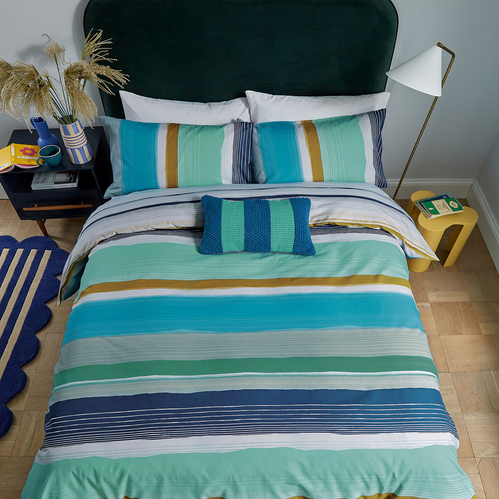 Helena Springfield Carrie Single Blue Duvet Set Image 6