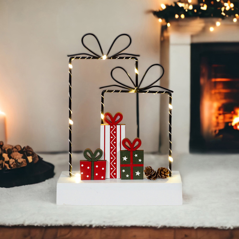 Xmas Haus Multicolour Wired LED Light Present Festive Display Image 4