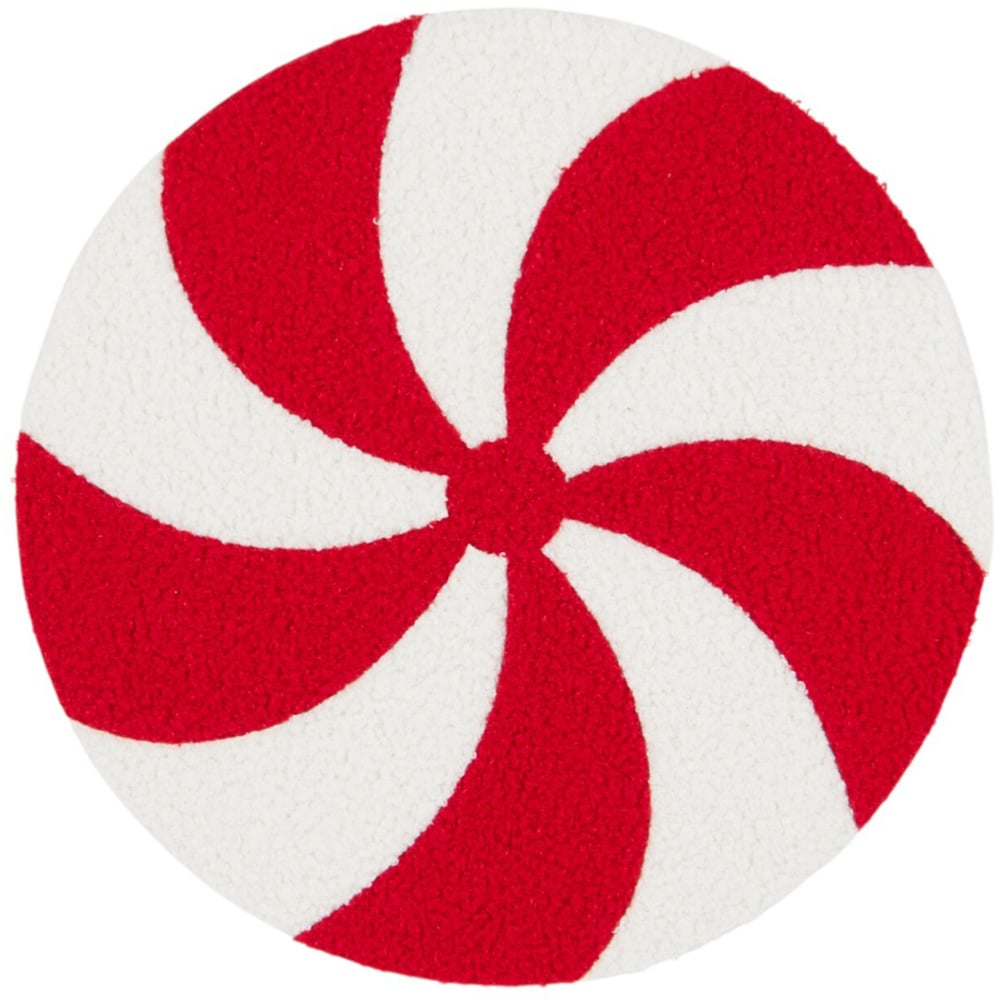 Set of 4 Candy Cane Placemats - Red Image 3