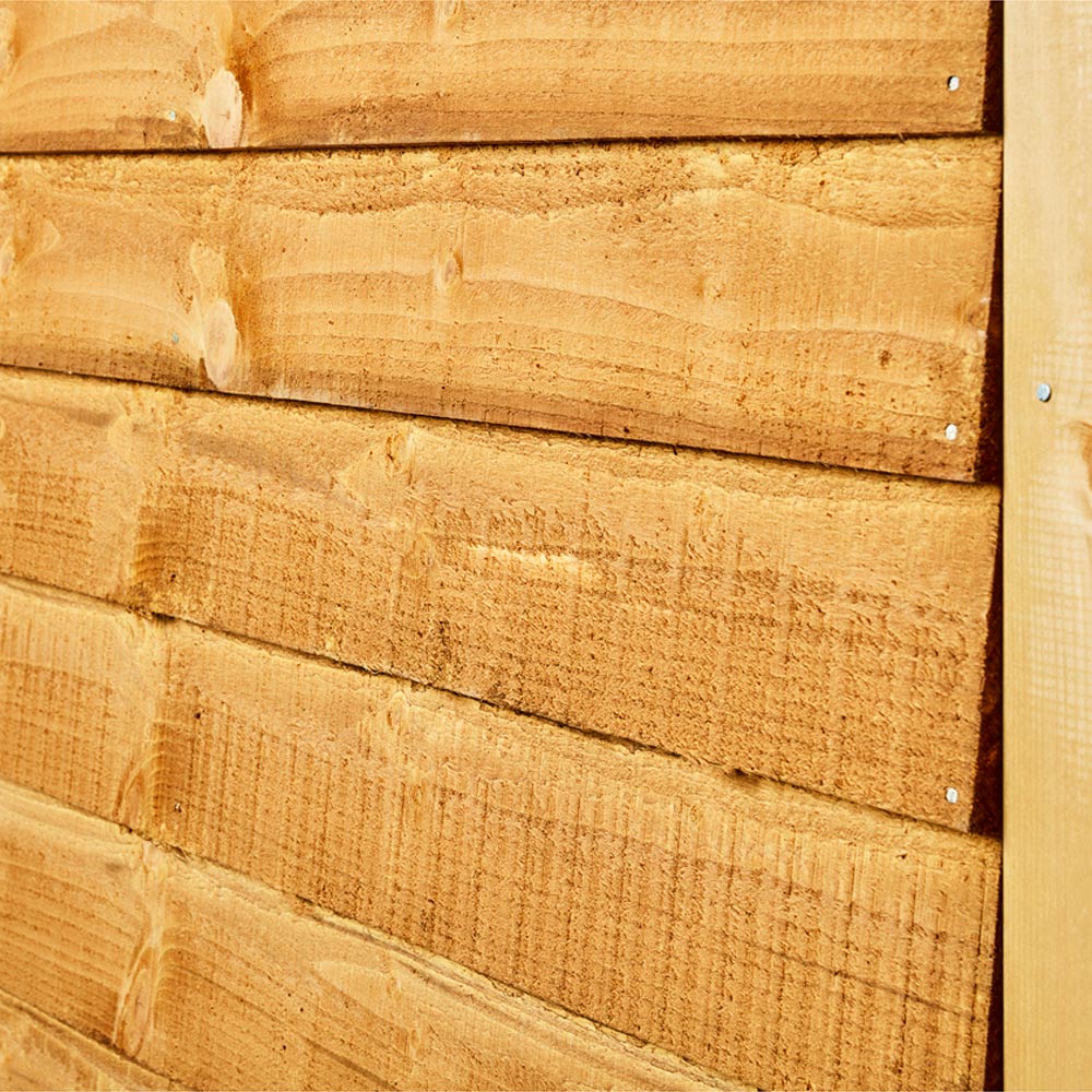 Power Sheds 4 x 6ft Double Door Overlap Apex Wooden Shed Image 5