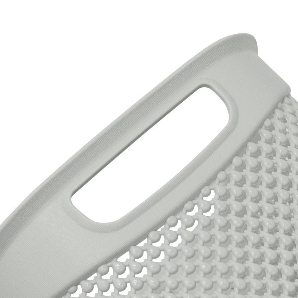 JVL Droplette 6.6L Ice Grey Storage Basket Image 5