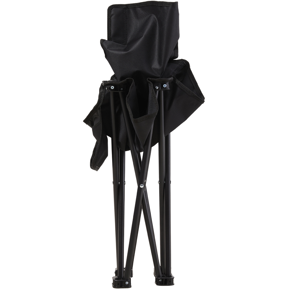 Living and Home 4 Seater Silver Grey Portable Folding Camping Set Image 3