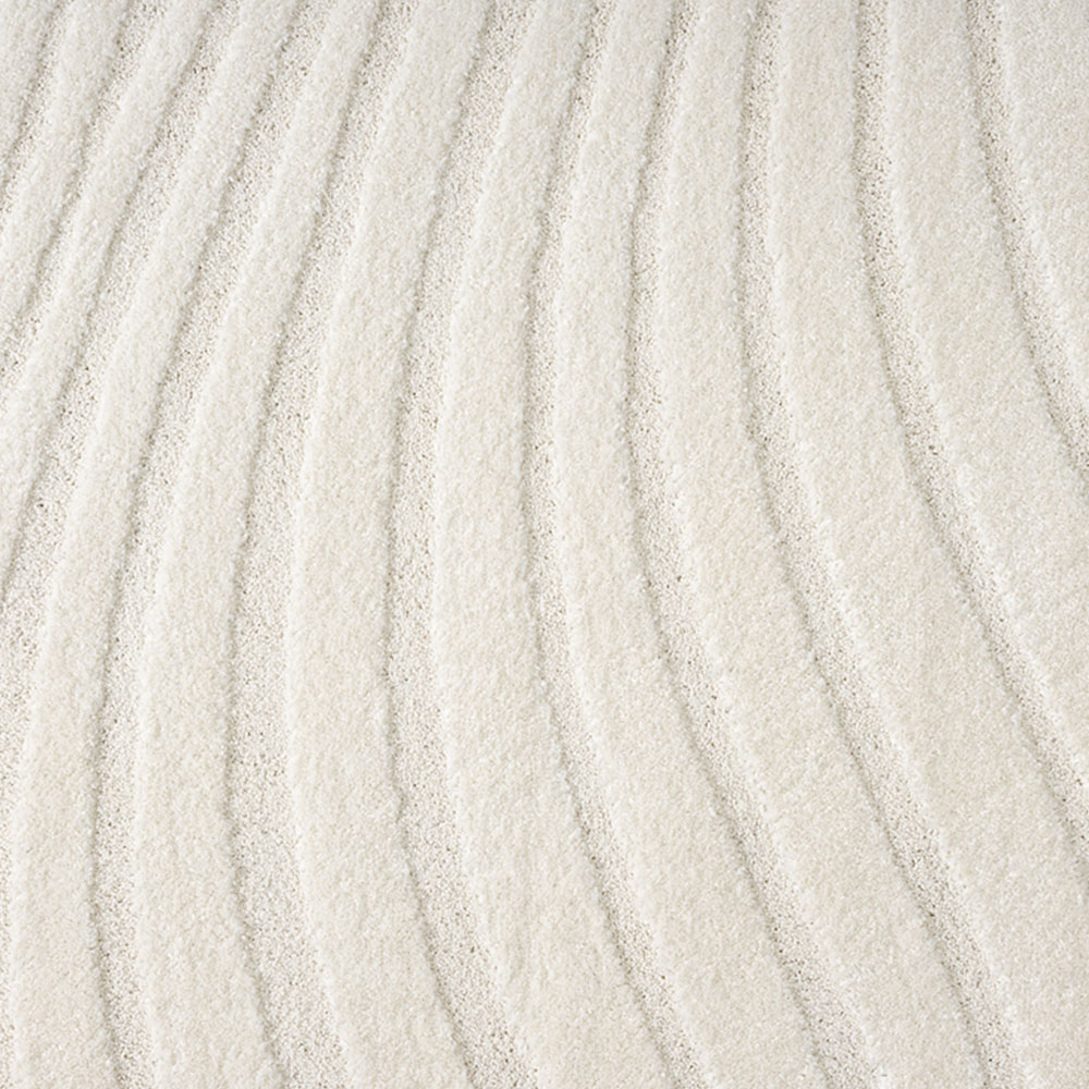 Desire Rugs Aya Cream Embossed Waves Rug 80 x 150cm Image 5