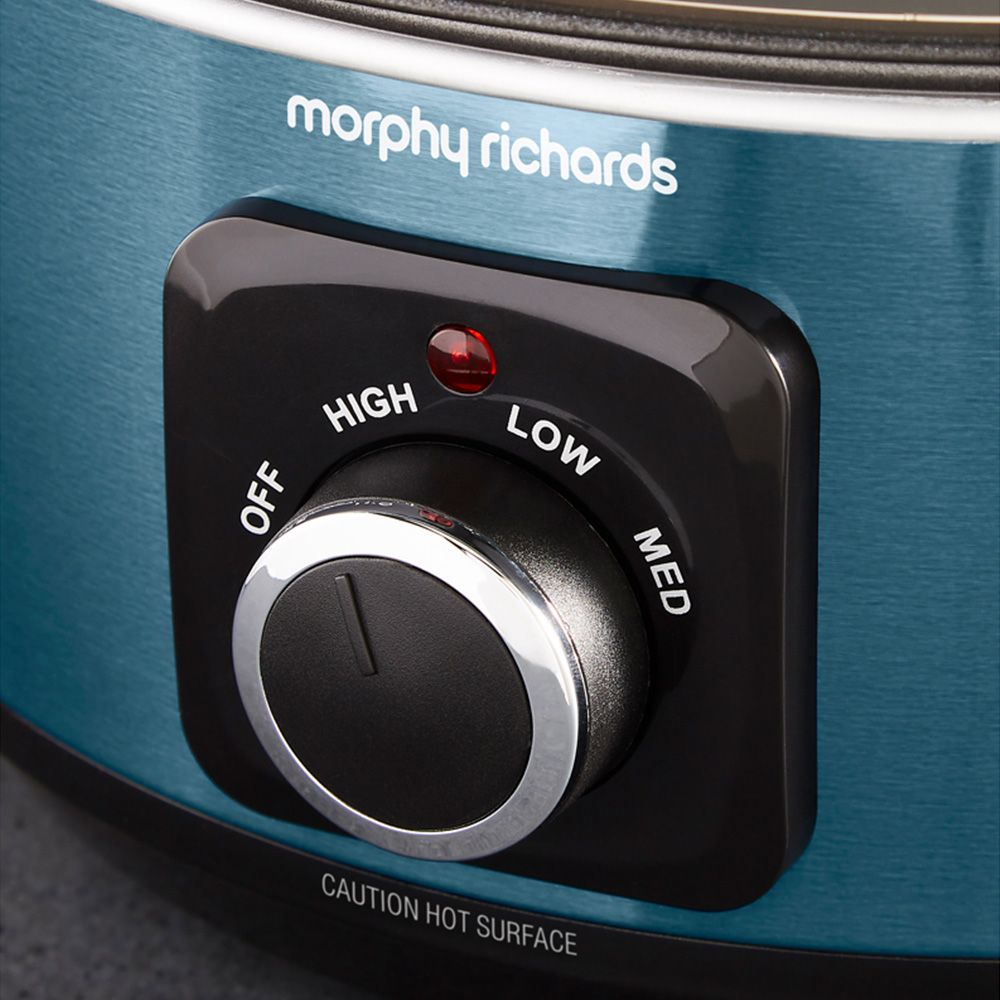 Morphy Richards Accents 460023 Blue Sear and Stew 3.5L Slow Cooker 163W Image 6