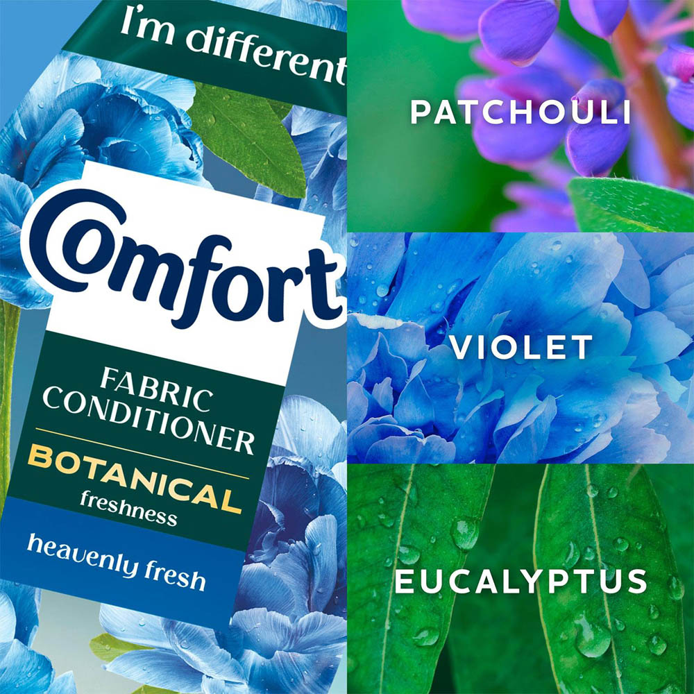 Comfort Botanical Heavenly Fresh Fabric Conditioner 64 Washes 960ml 2 Pack Image 2