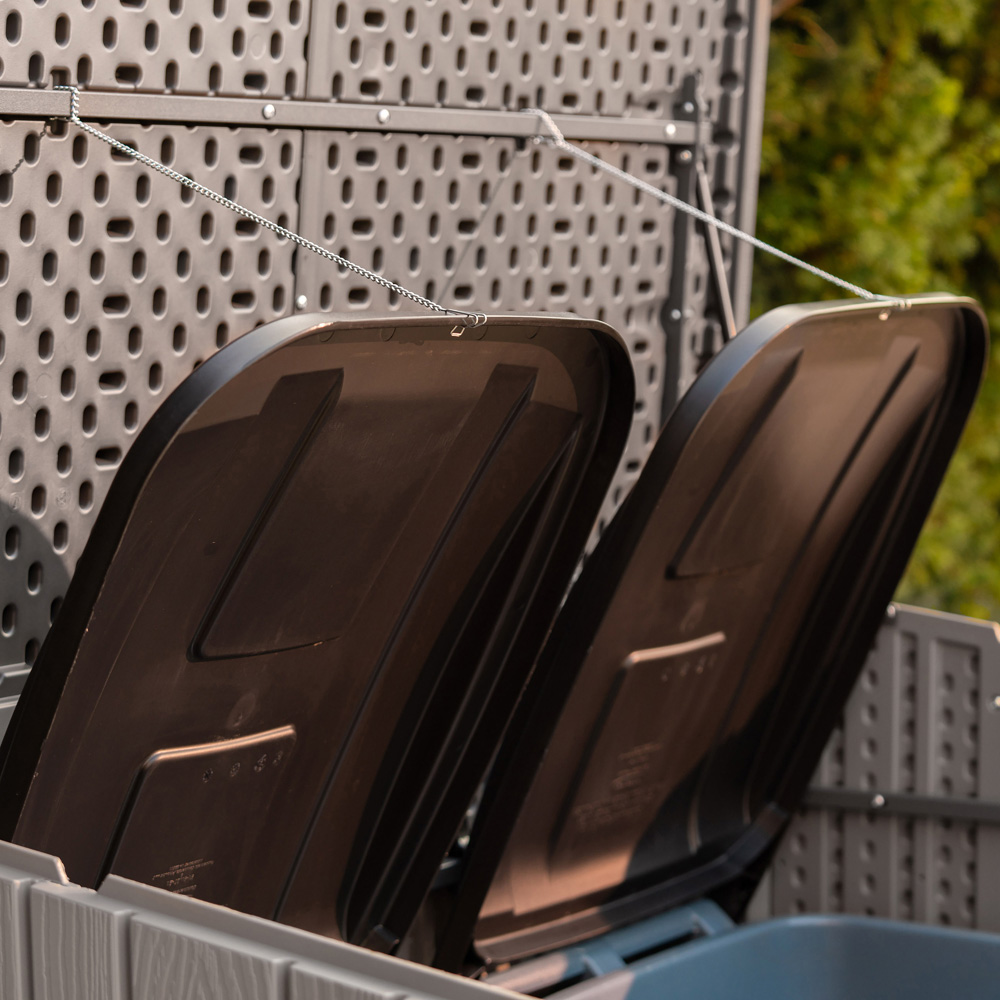 Lifetime Products 4 x 5ft Double Door Horizontal Storage Shed Image 5