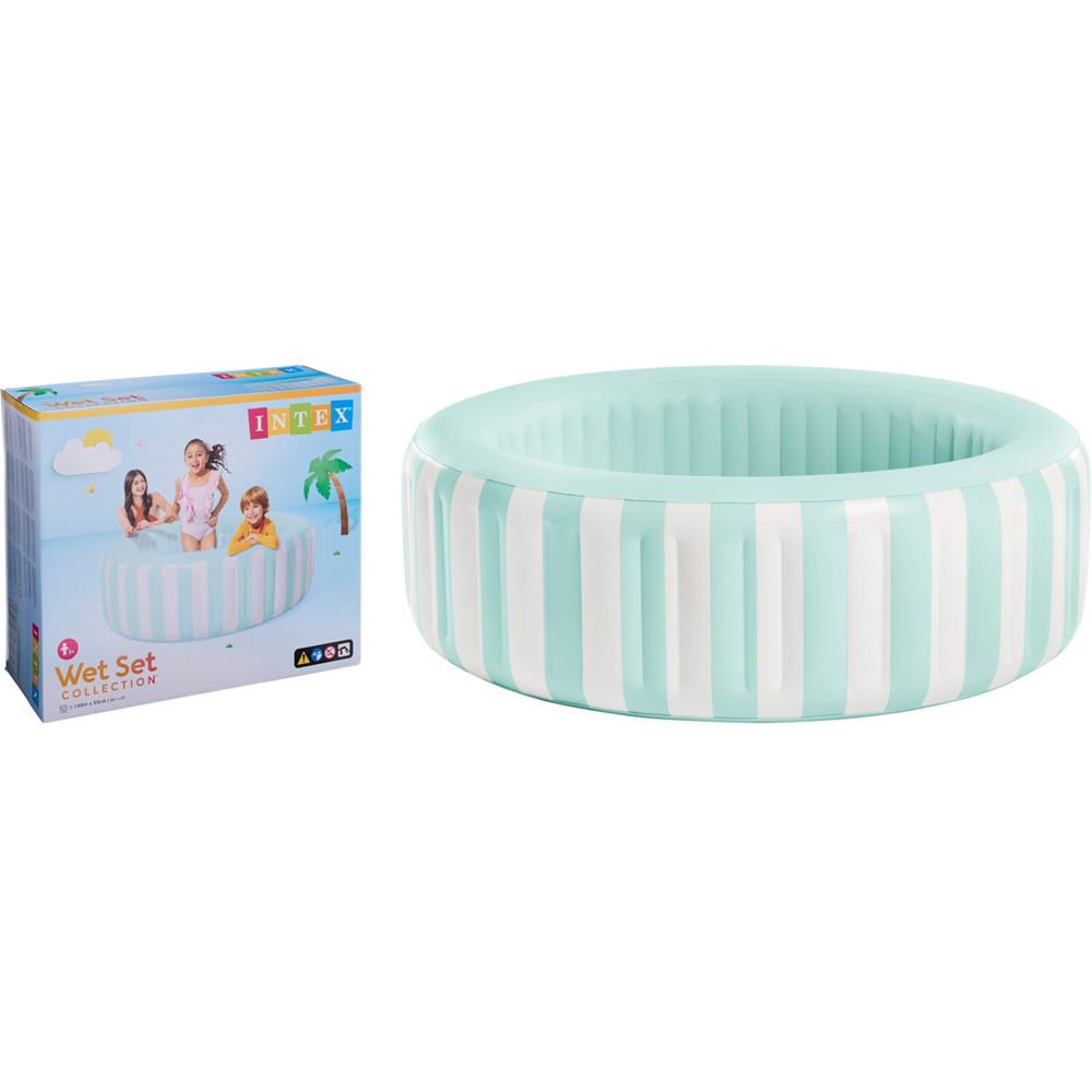 Coastal Luxe Stripe Pool Blue Image 3