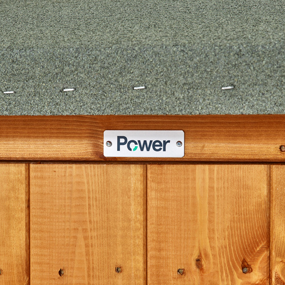 Power Sheds 6 x 4ft Double Door Apex Wooden Shed Image 3