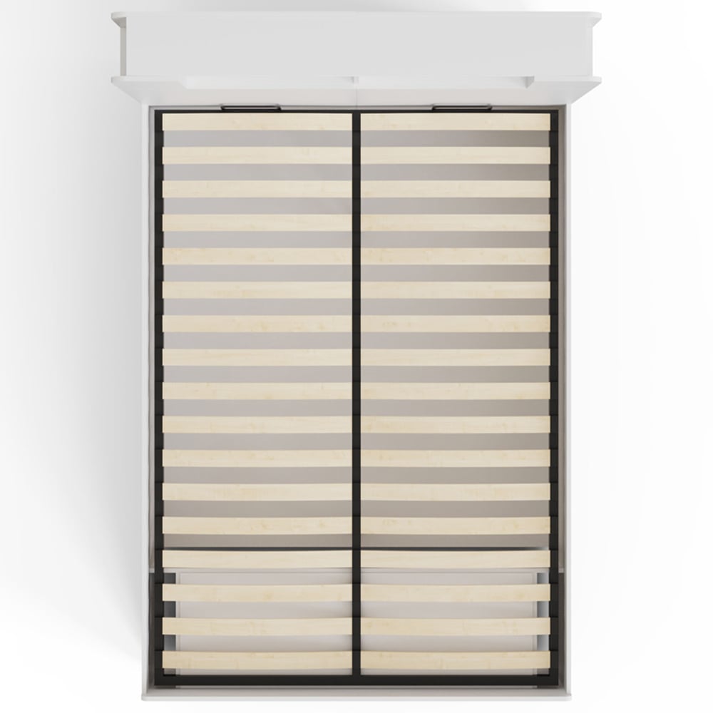 GFW Anya King Size White Wooden Ottoman Bed with SC Pocket Sprung Mattress Image 3