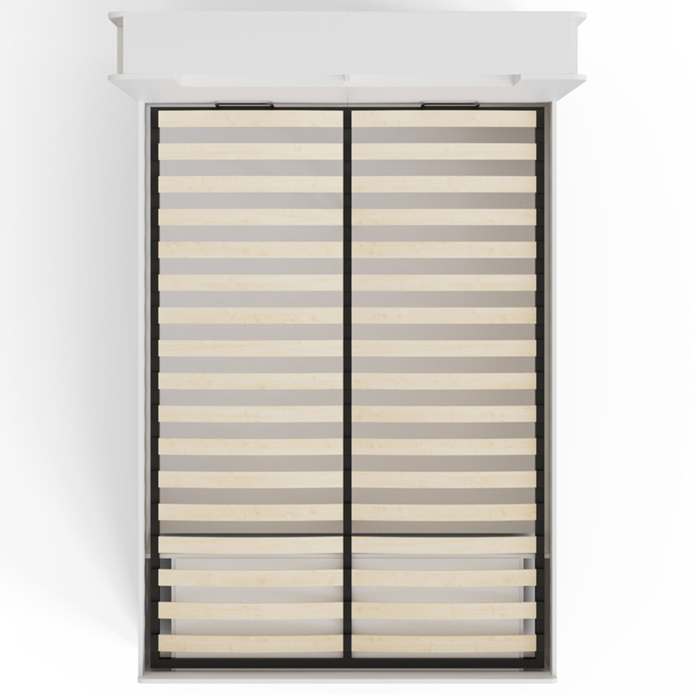 GFW Anya King Size White Integrated Storage Ottoman Bed Image 3