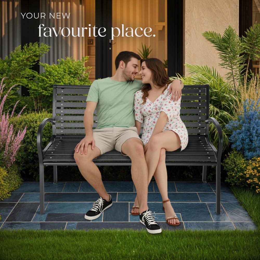 tectake Pino 3 Seater Garden Bench Image 8