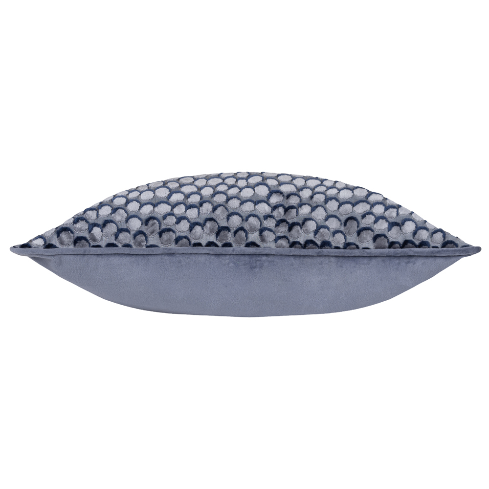 Hoem Lanzo Dusk Cut Velvet Piped Cushion Image 5