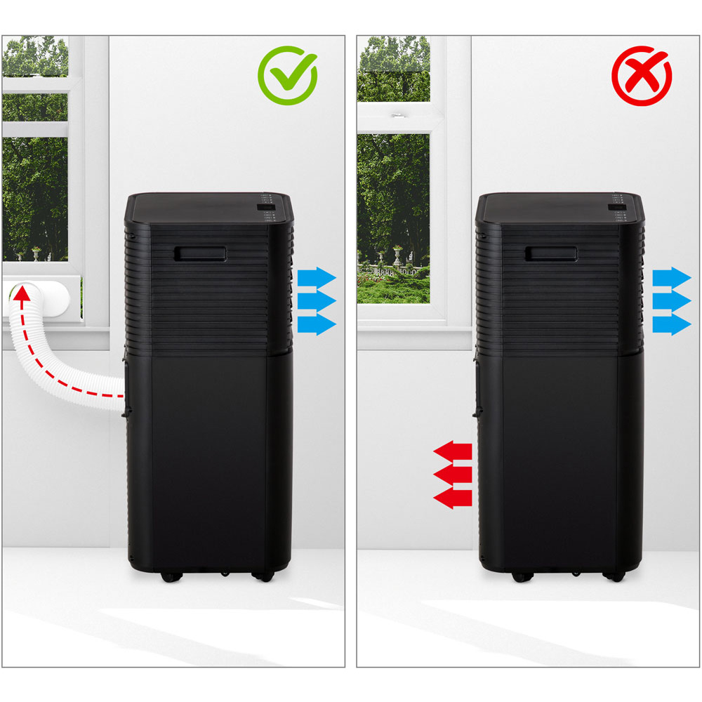 HOMCOM Black 5000BTU 4 in 1 Air Conditioner Image 3