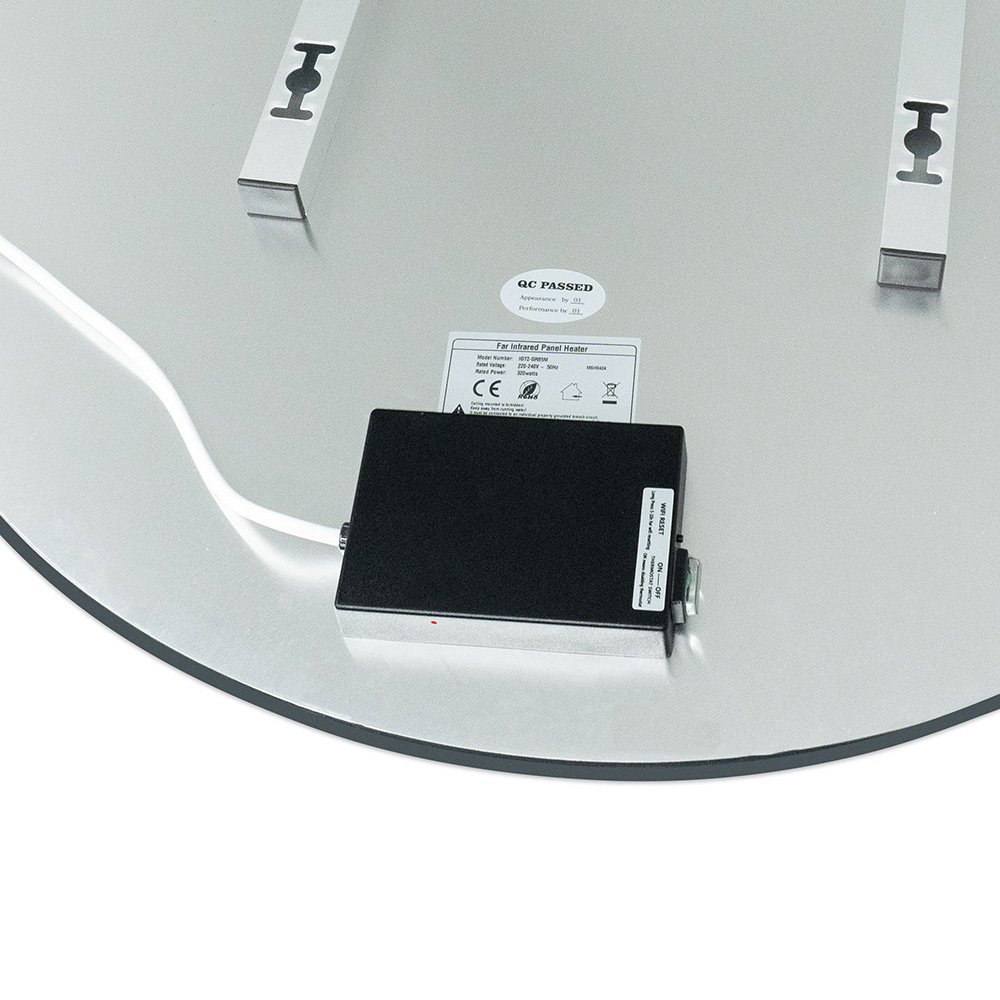Mirrorstone Round Mirrored WiFi Infrared Heating Panel 320W Image 5