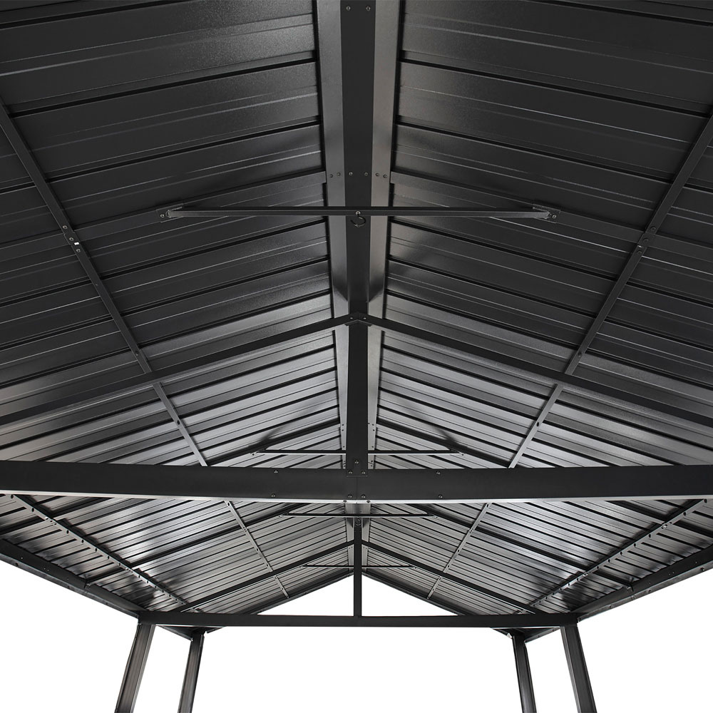 Sojag Samara 3.7 x 6.1m Grey Carport Image 3