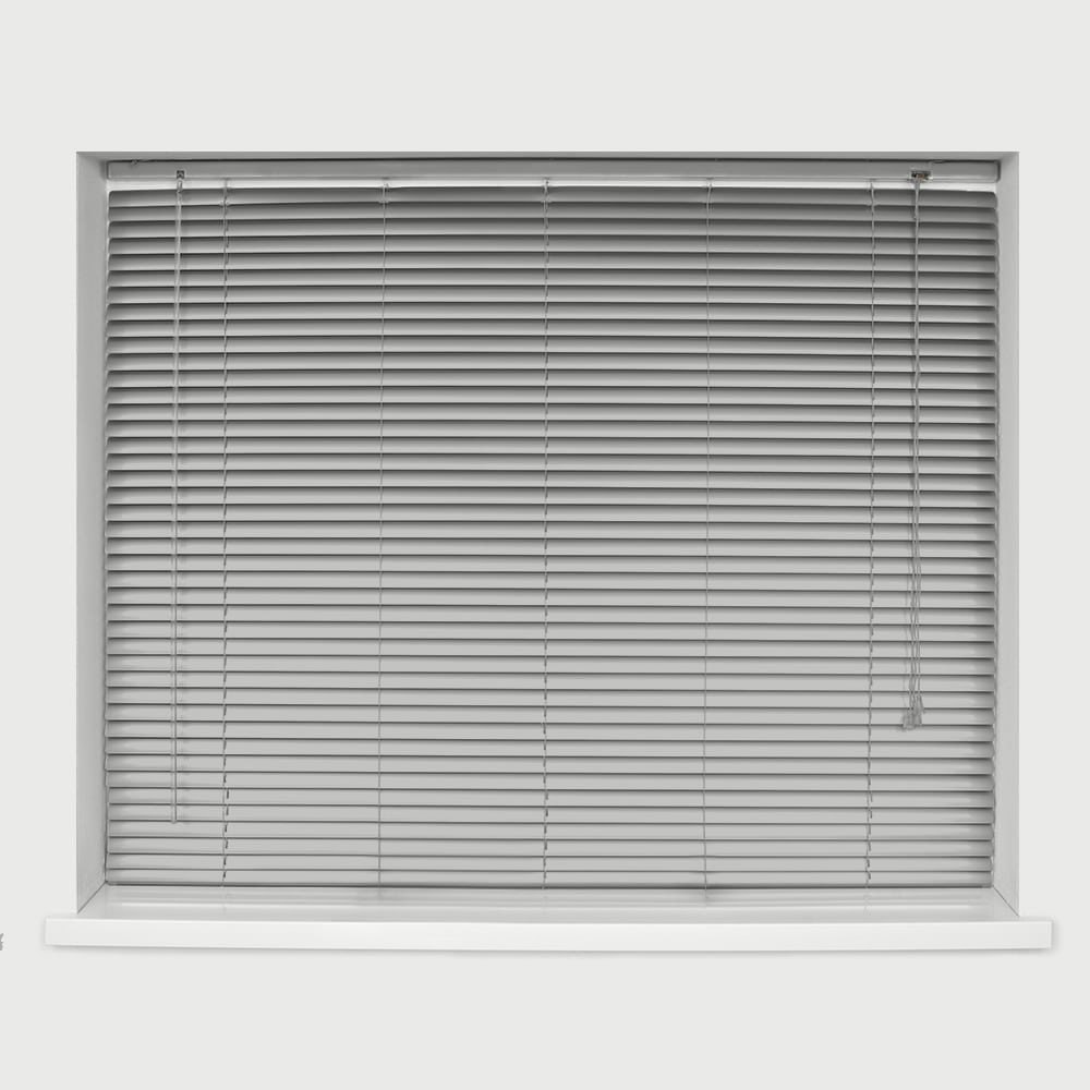 Caecus Aluminium Venetian Blind Silver 180 x 150cm Image 1