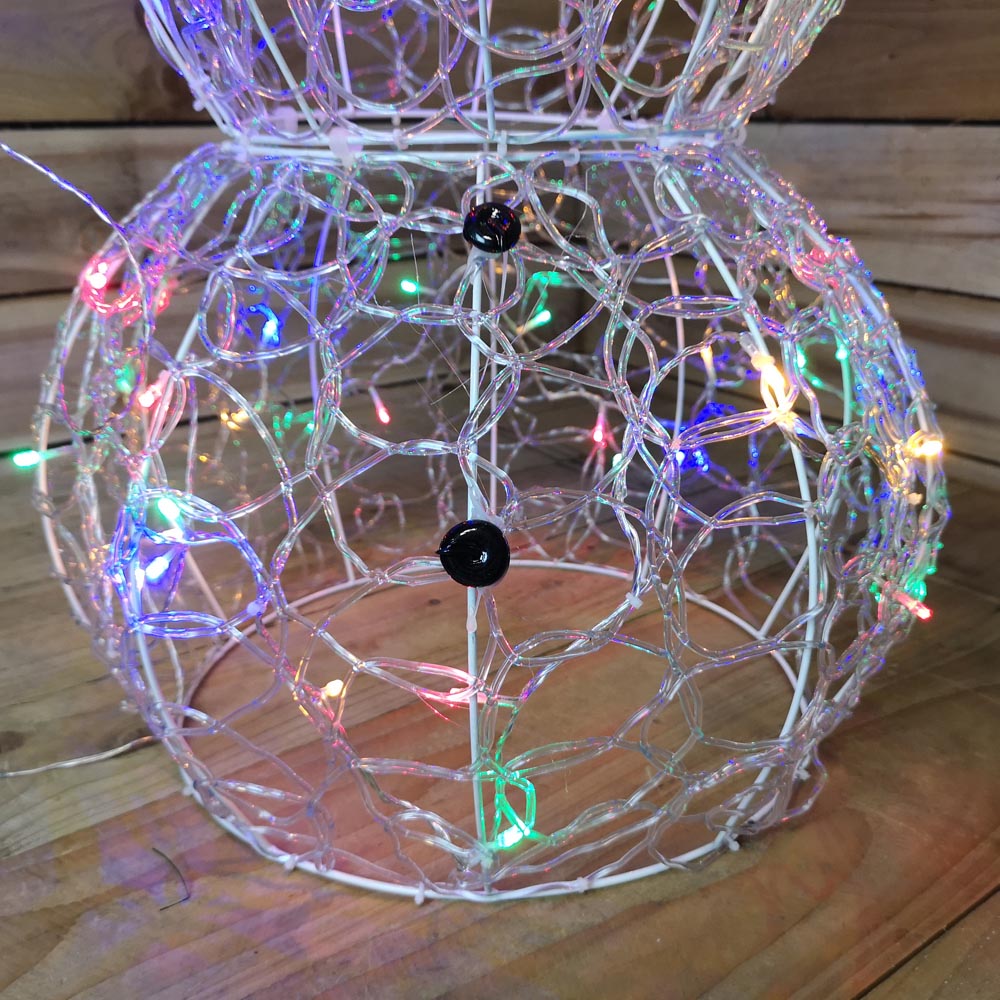 Premier 80 Multicolour LED Soft Acrylic Christmas Snowman 90cm Image 6