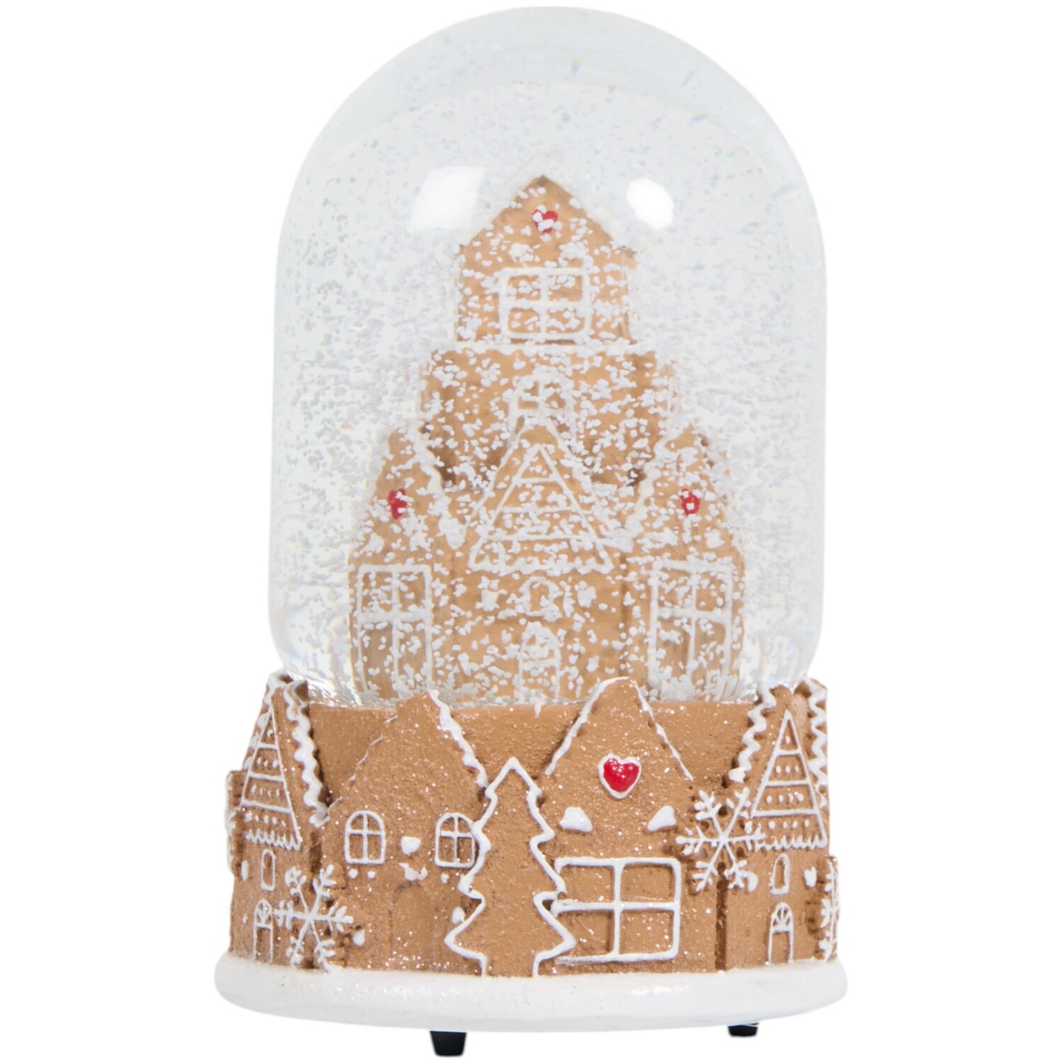 Gingerbread Theme Snow Globe Multicolour Image 4