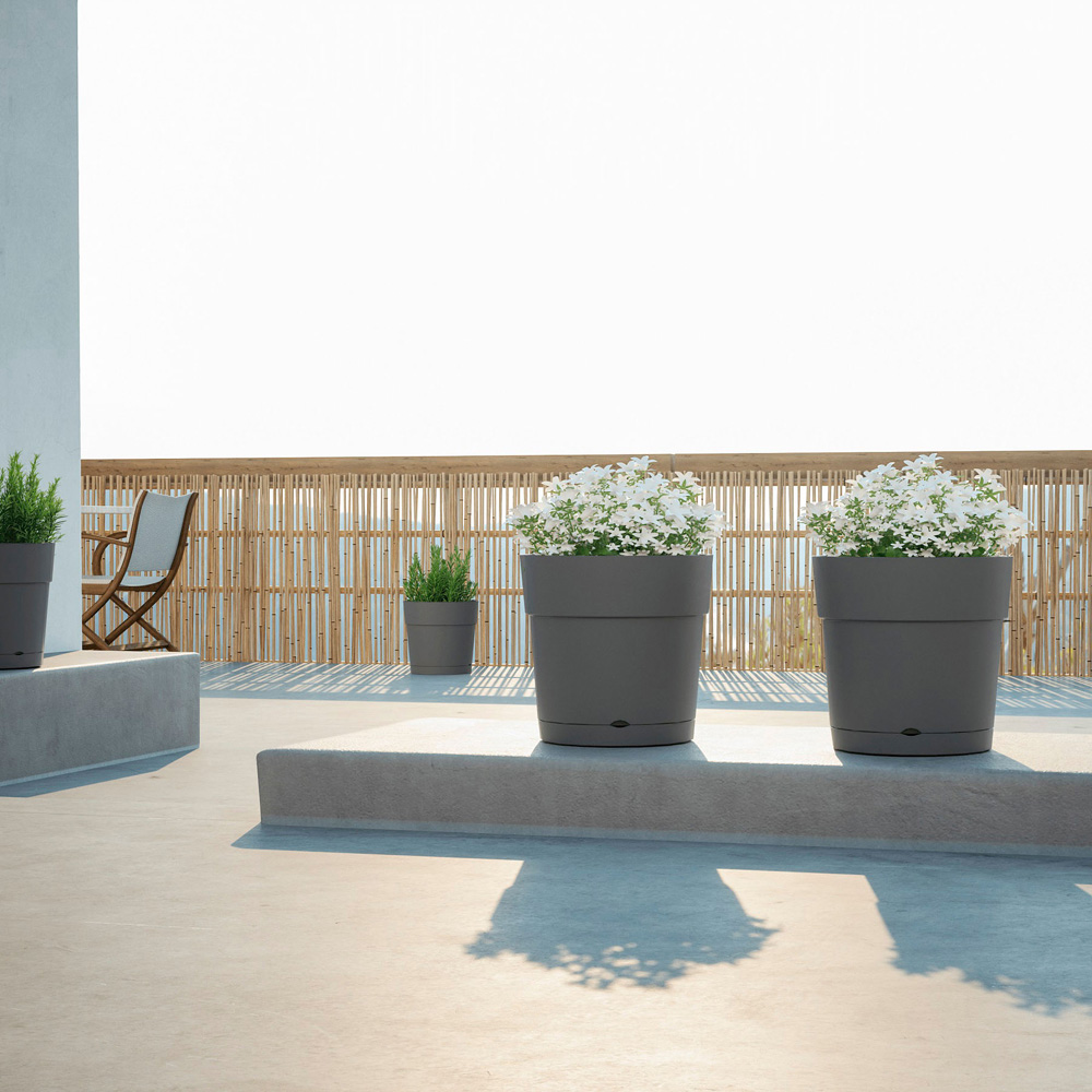 Artevasi Capri Wide Plant Pot with Water Reserve 40 cm Image 2