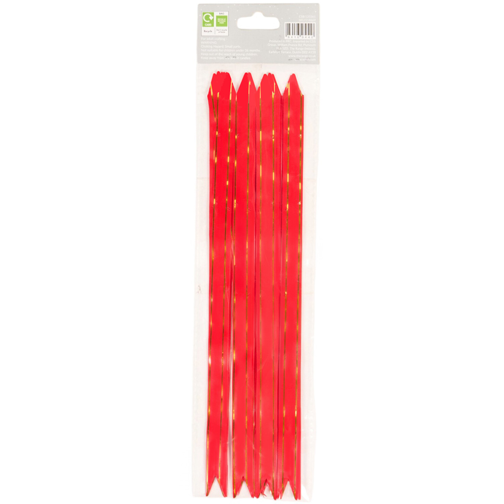 Pack of 20 Large Pull Bows Red Image 2