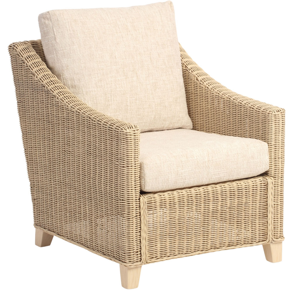 Desser Furniture Dijon Cotton Cream Armchair Image 2