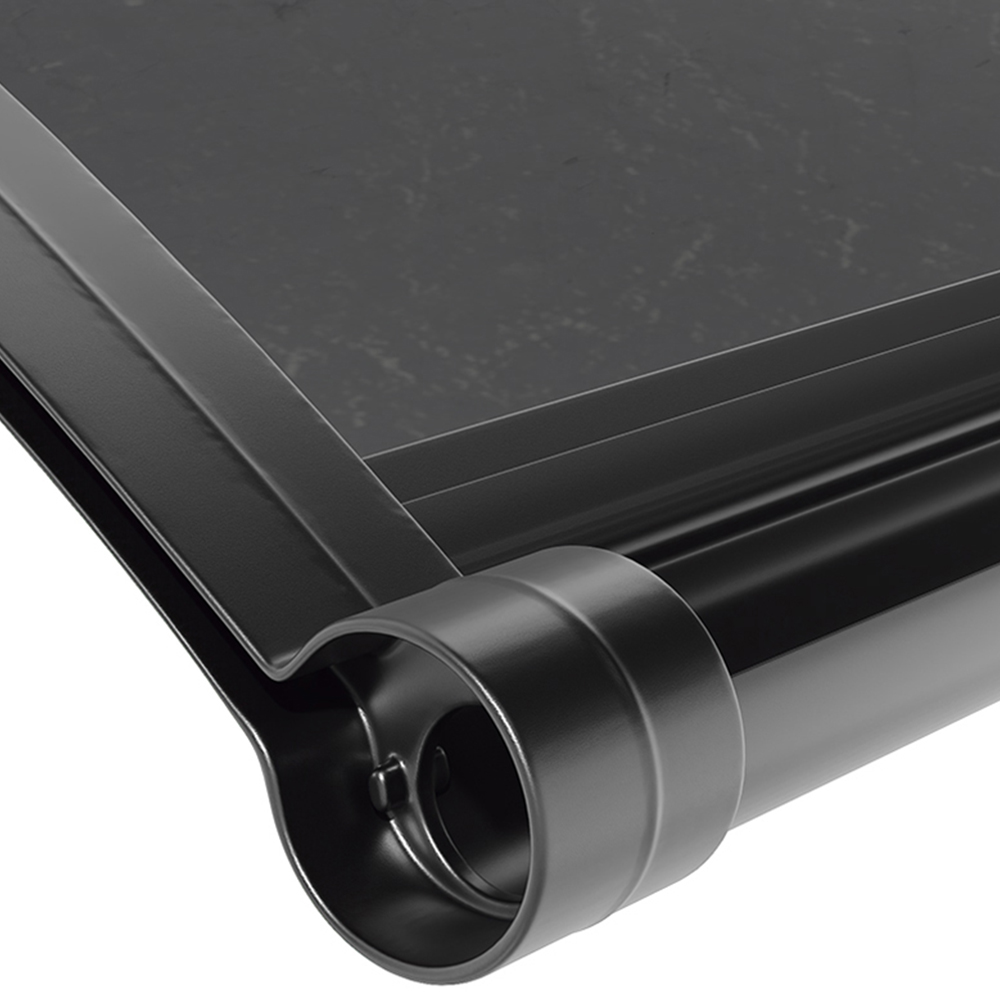 Living and Home Dark Grey Curved Door and Window Canopy 1.6 x 0.8m Image 5