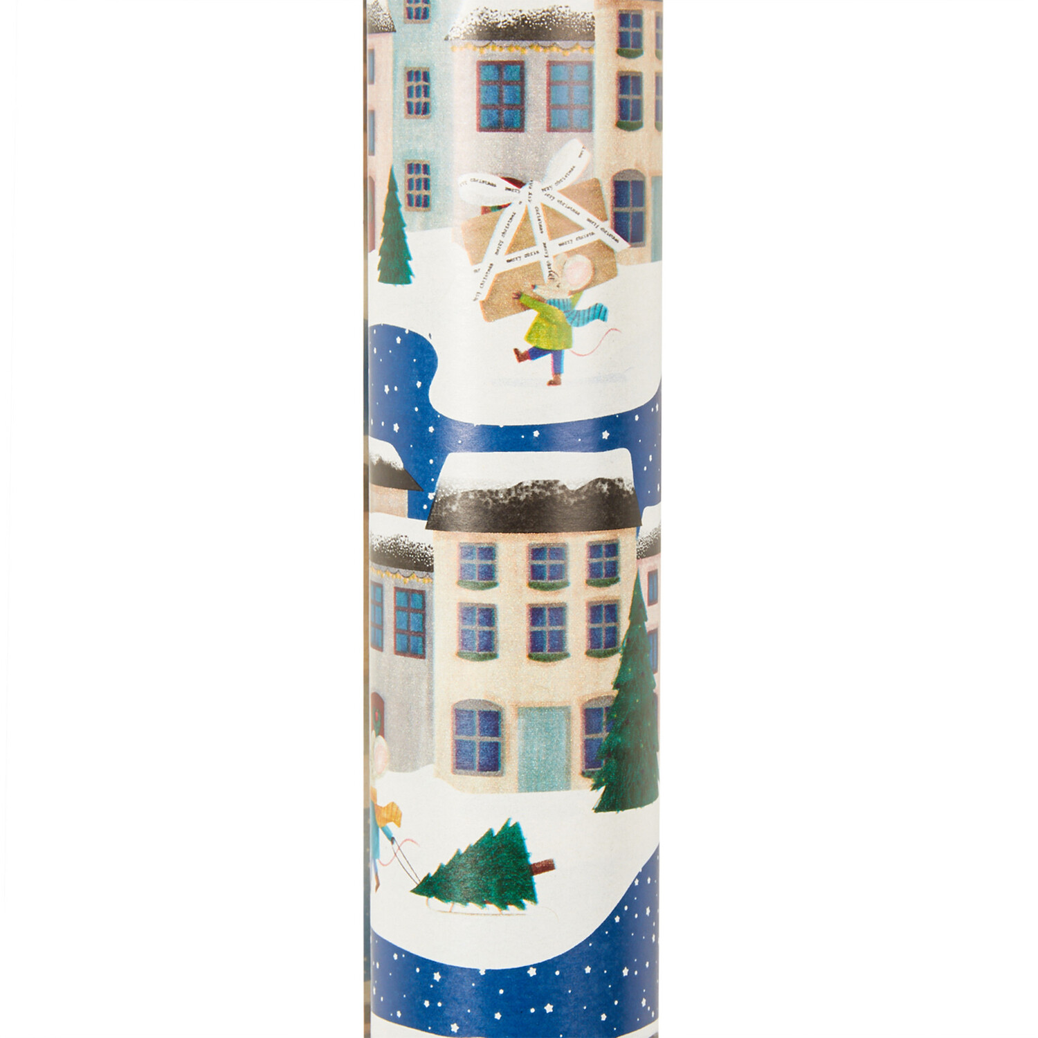 Festive Scene Gift Wrap 4m Image 4