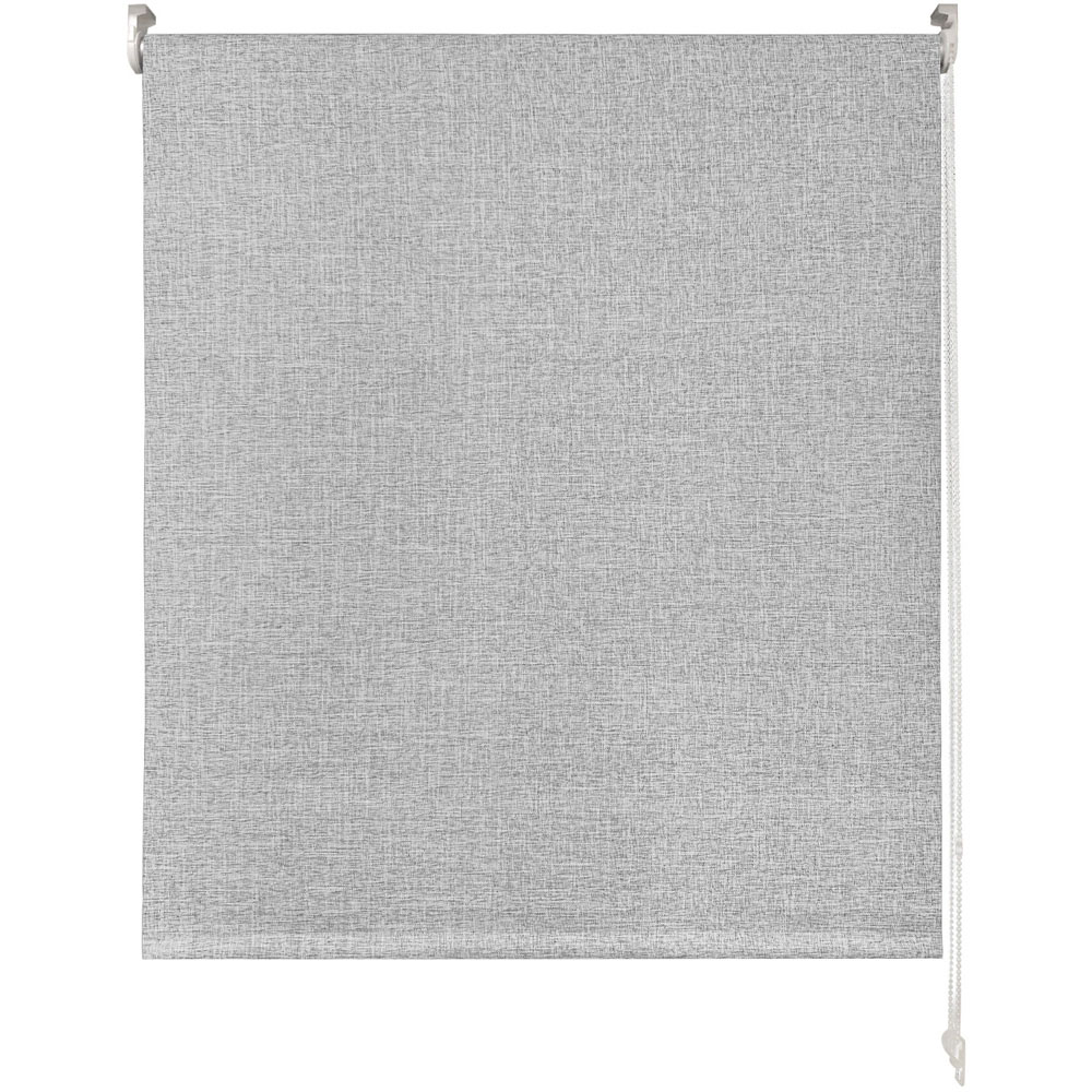 Textured Blackout Roller Blind Cloud 120cm Image 3