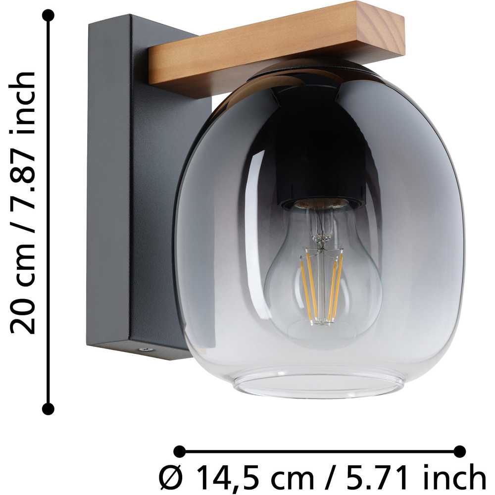 EGLO Feniglia Beige Linen Floor Lamp Image 4