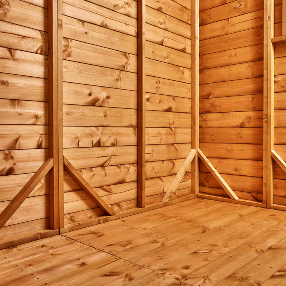 Power Sheds 16 x 10ft Double Door Apex Wooden Shed Image 6