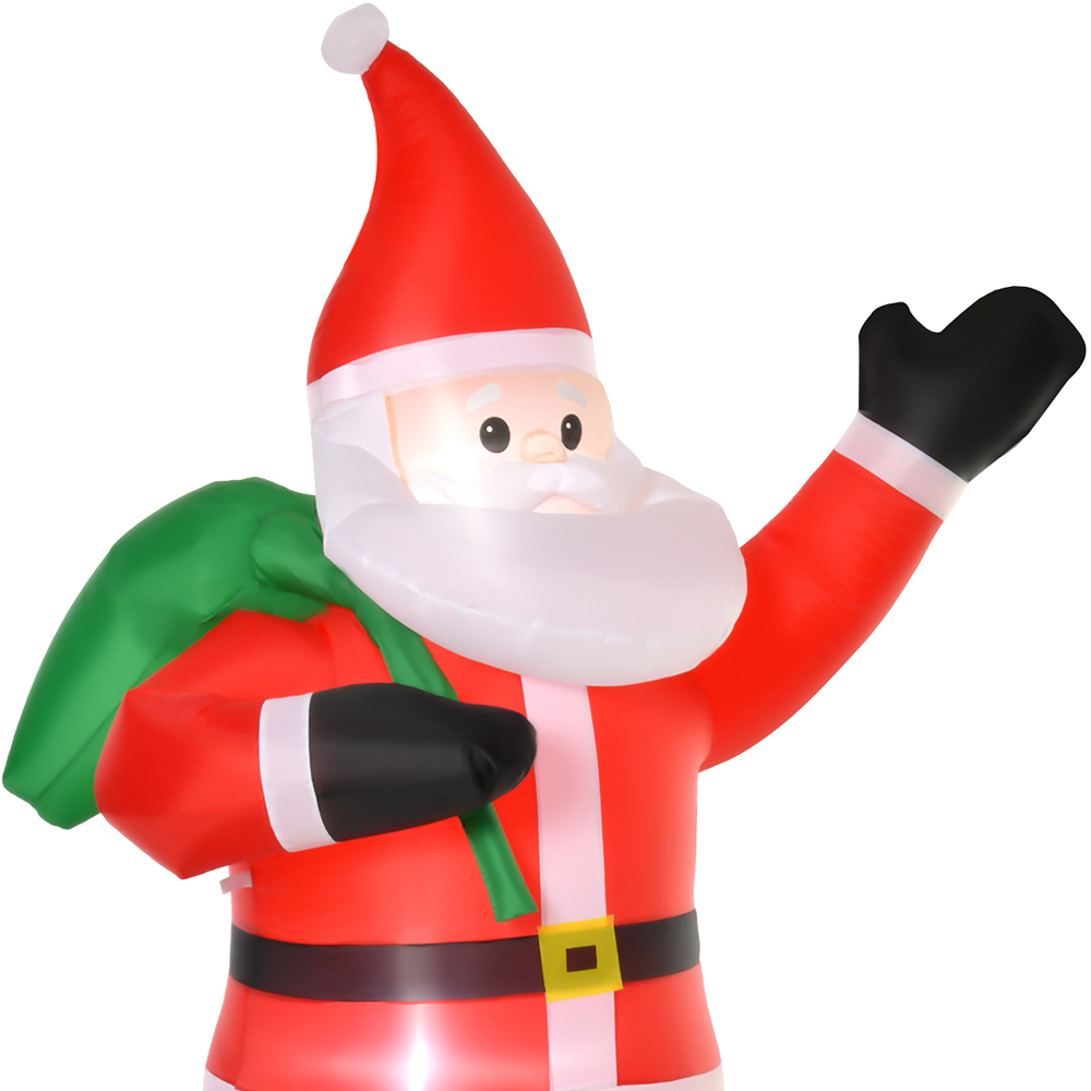 Everglow LED Inflatable Christmas Santa Claus Decoration 7.8ft Image 3