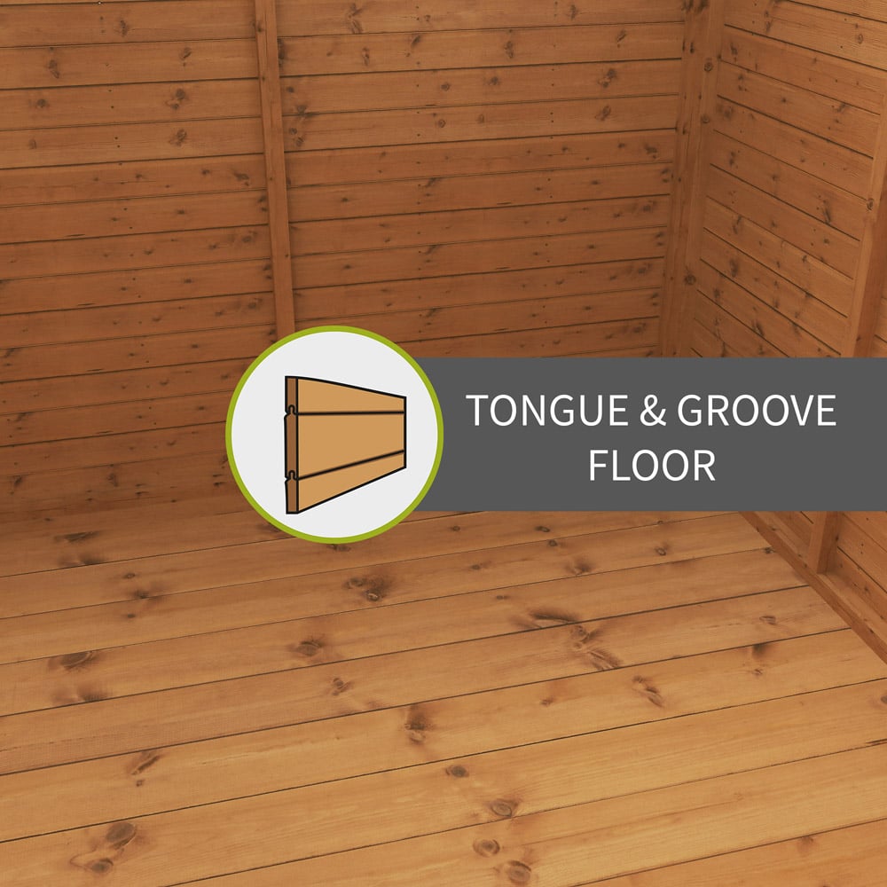 Mercia 10 x 8ft Double Door Premium Sussex Traditional Summerhouse Image 9