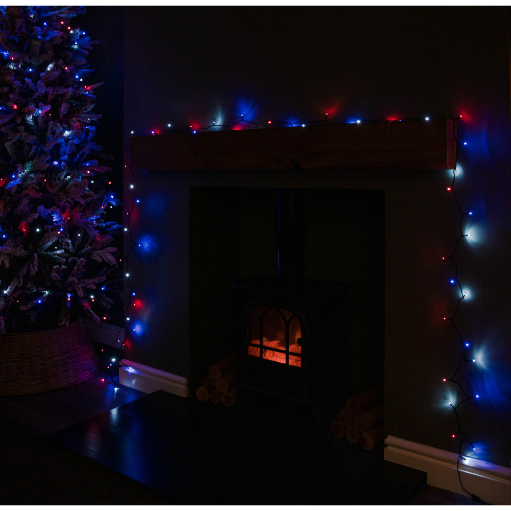Samuel Alexander SupaBrights 360 Blue Red and White LED Multi-Function String Light 29m Image 3