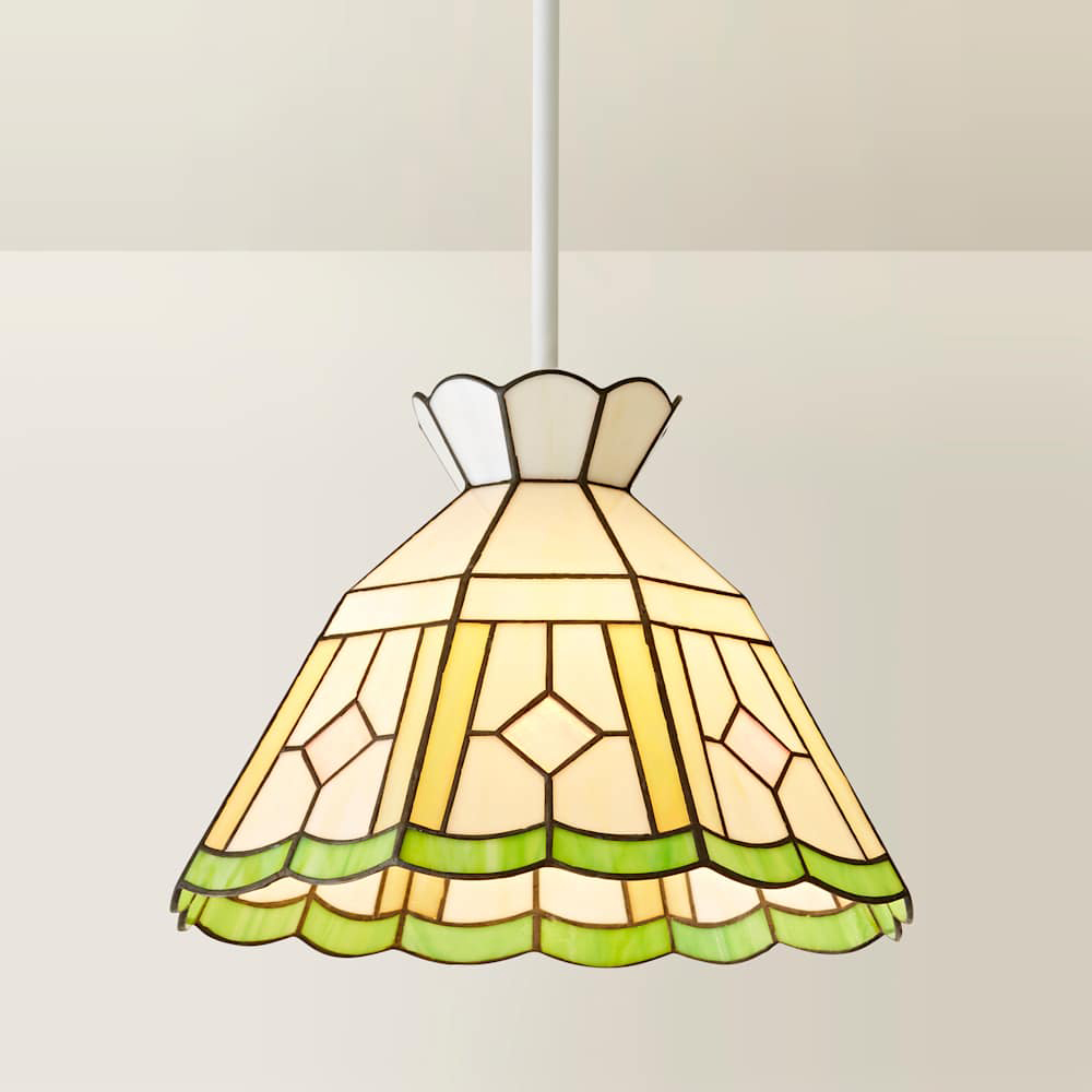 ValueLights Beatrix Tiffany Ceiling Pendant Lamp Shade Image 4