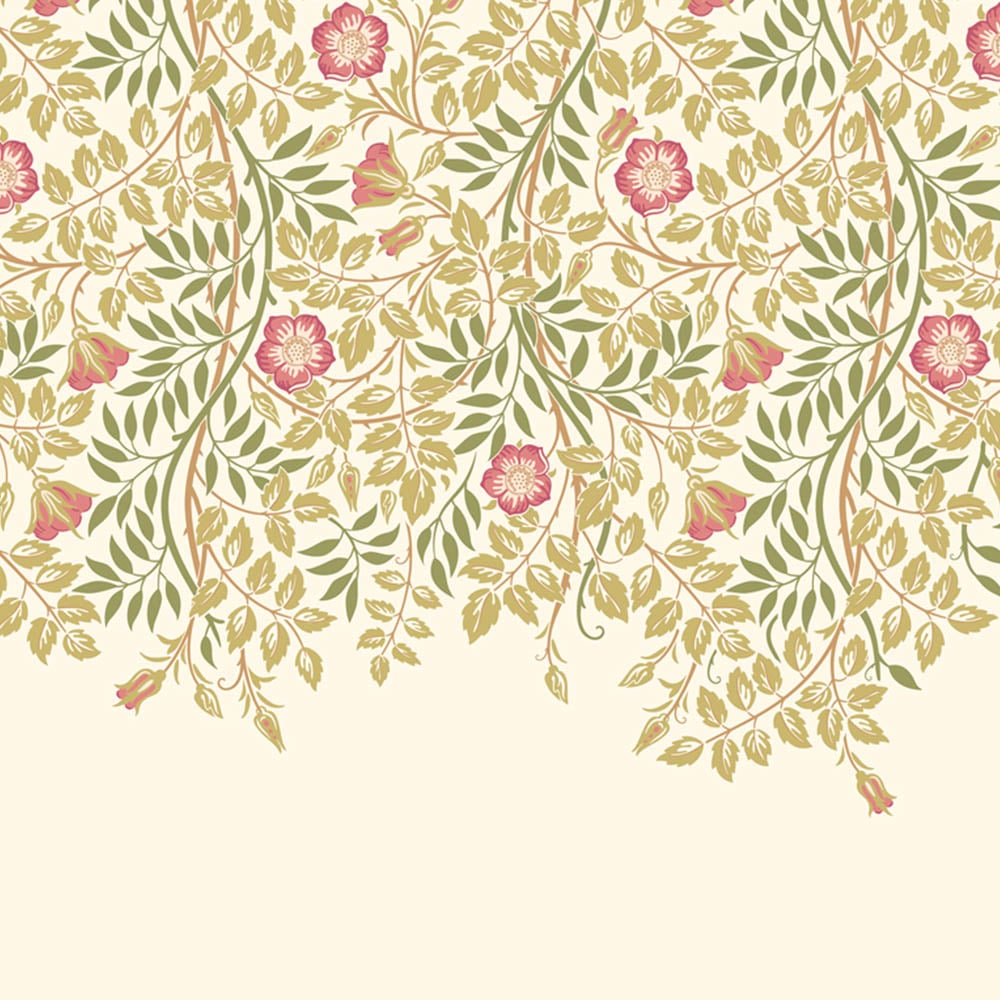 Origin Murals Cascading Rosehip Pink Wall Mural Image 2