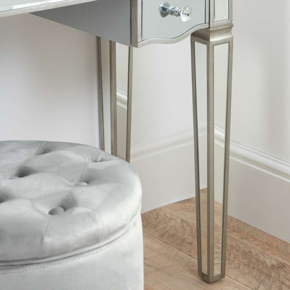 Birlea Elysee 5 Drawer Mirrored Dressing Table Image 7