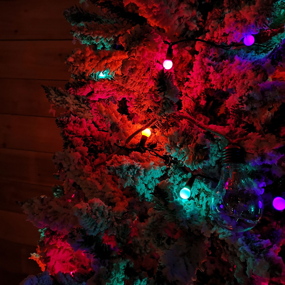 Samuel Alexander 100 Rainbow LED Pearl Berry Multi-Function Green String Light 10m Image 9