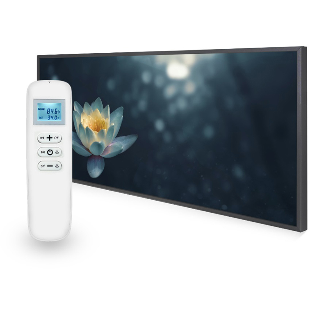 Mirrorstone Nexus Pond Lilly Picture Wi-Fi Infrared Heating Panel 700W 595 x 1195mm  Image 3